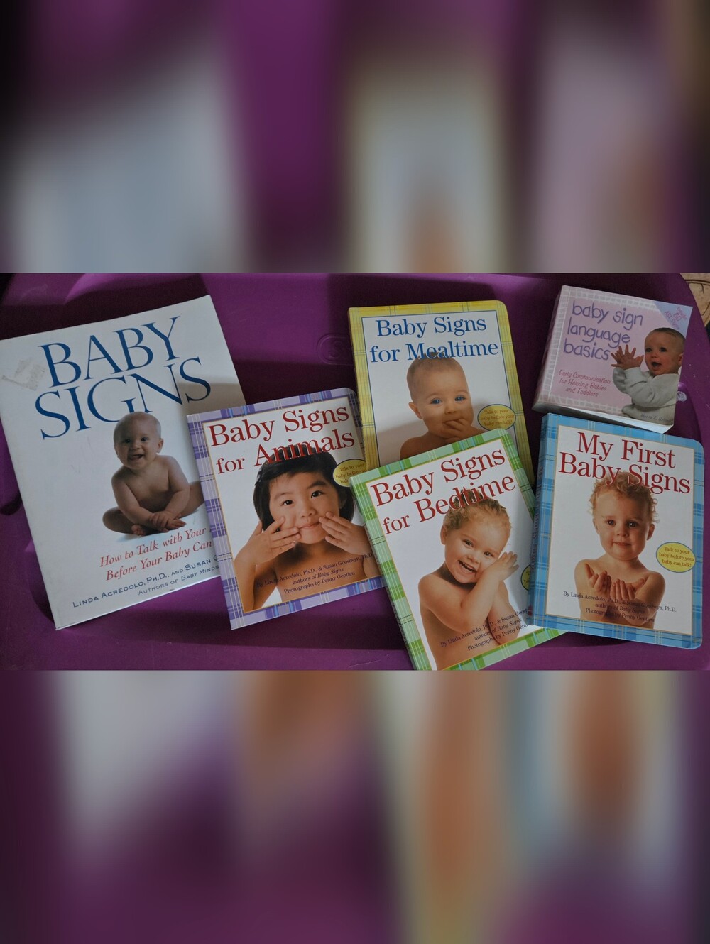 Baby Signs Learning Books Bundle Of 6